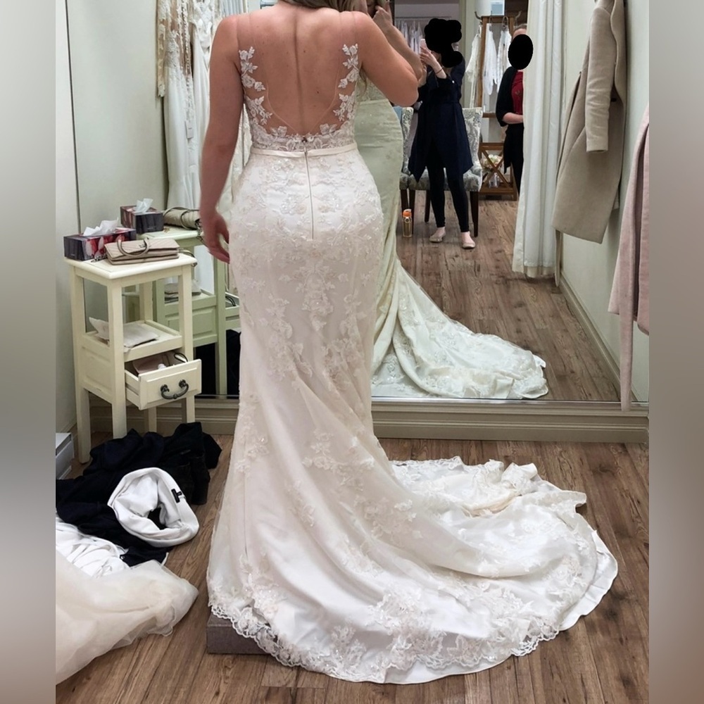 👰♀️ Pronovias Dralia Wedding Dress – Size 8 - Picture 8 of 11